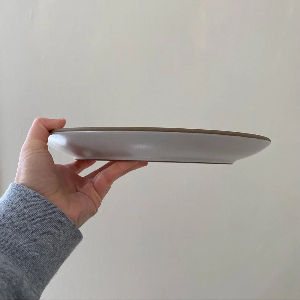 $58 Brand New Heath Ceramics Sand Color Coupe Dinner Plate 11'' Diameter